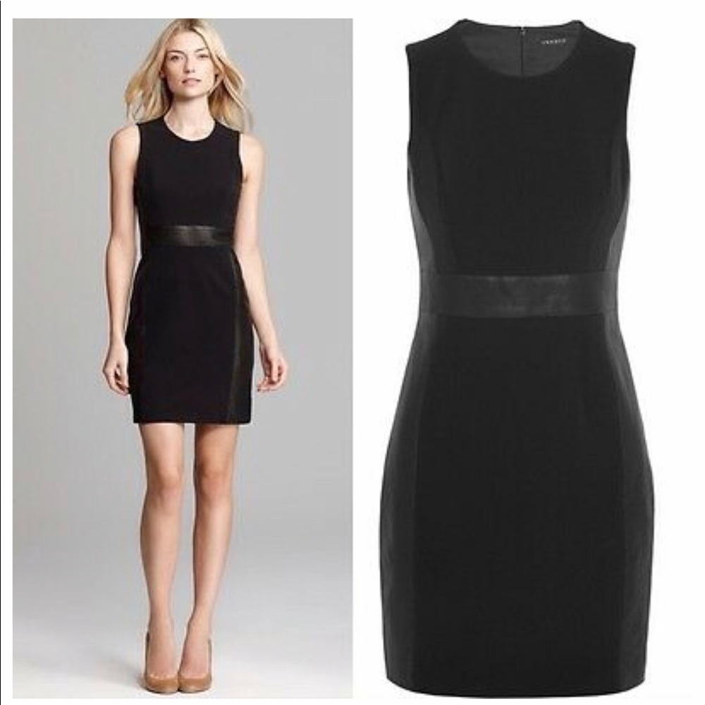Theory Women's Black Taline C Dress Sz 8